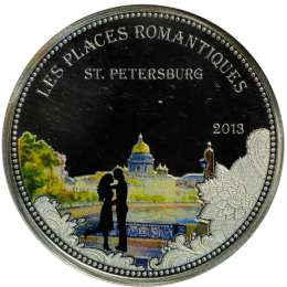 Монета 1000 франков 2013 Санкт-Петербург Бенин