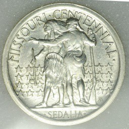 Монета 50 центов 1921 США