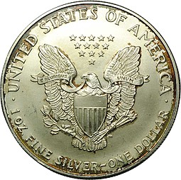 Монета 1 доллар 1995 США Шагающая свобода