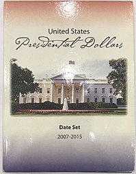 Набор 1 доллар 2007-2012 Президенты США 22 монеты (в альбоме)
