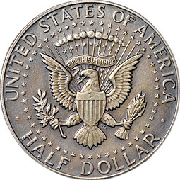 Монета 50 центов (1/2 доллара) 1964 США