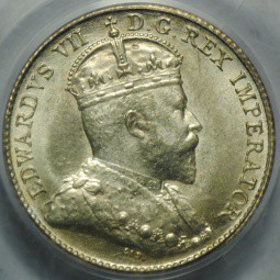Монета 5 центов 1904 Ньюфаундленд Канада