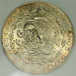 Монета 2 песо 1921 Mo Мексика