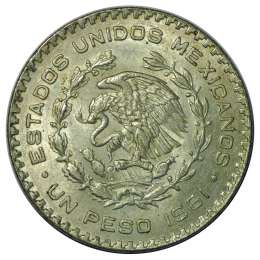 Монета 1 песо 1961 Мексика