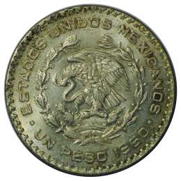 Монета 1 песо 1960 Мексика