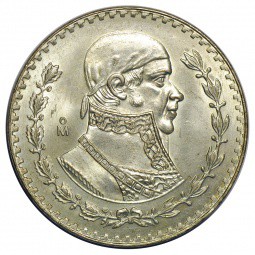 Монета 1 песо 1957 Мексика