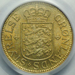 Монета 50 оре 1926 Гренландия