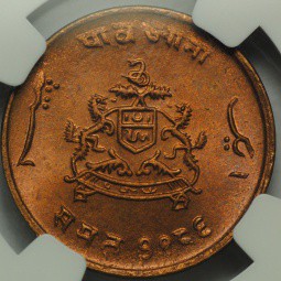 Монета 1/4 анны 1929 VS1986 Индия