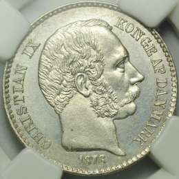 Монета 10 центов 1878 Западная Индия
