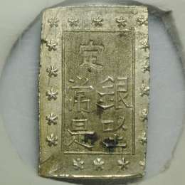 Монета 1 бу 1837 -1854 Япония