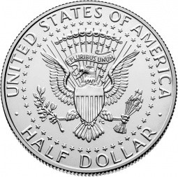 Монета 50 центов 2016 D США Кеннеди