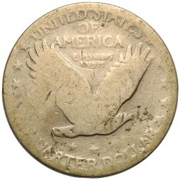 Монета Квотер 1917 США