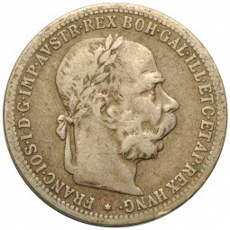 Монета 1 корона 1899 Австрия