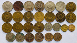 Монета Групповой лот монет СССР 1930-1957 № 7