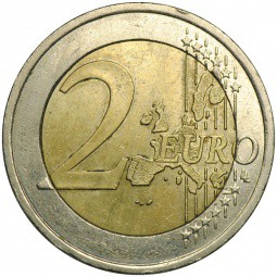 Монета 2 евро 1999 франция