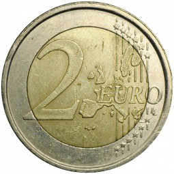 Монета 2 евро 2002 Италия