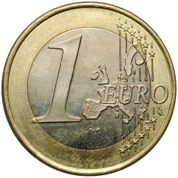 Монета 1 евро 2002 Австрия