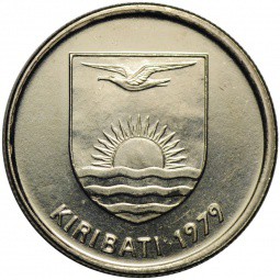 Монета 5 центов 1979 Кирибати