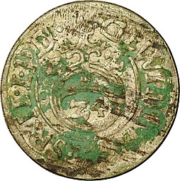Монета 1/24 талера (полторак) 1622 Польша Речь Посполитая