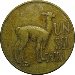 Монета 1 сол 1973 Перу