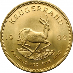 Монета 1 крюгерранд 1982 ЮАР