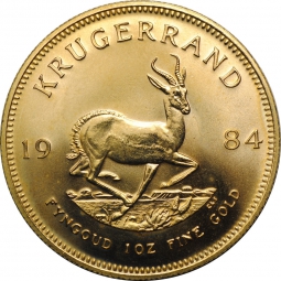 Монета 1 крюгерранд 1984 ЮАР