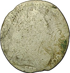 Монета Гривенник 1791 СПБ