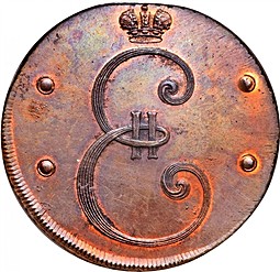 Монета 4 копейки 1796