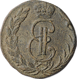 Монета Денга 1773 КМ Сибирская
