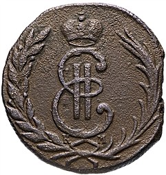 Монета 1 копейка 1769 КМ Сибирская монета