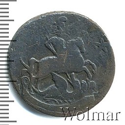 Монета 1 копейка 1789 ММ