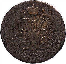 Монета 2 копейки 1767 ЕМ