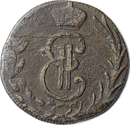 Монета Денга 1768 КМ Сибирская