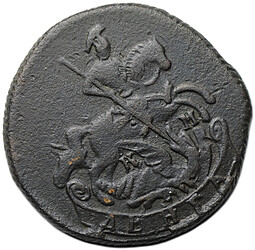 Монета Денга 1784 КМ