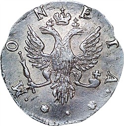 Монета 4 копейки 1757 Ливонезы