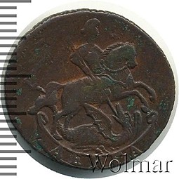 Монета Денга 1758