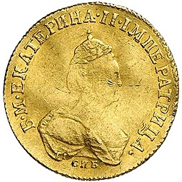 Монета Червонец 1796 СПБ TI