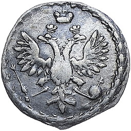 Монета Алтынник 1711
