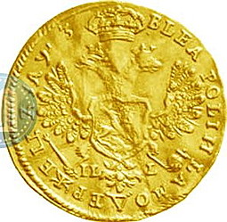 Монета Червонец 1707 IL-L