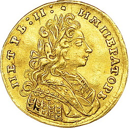 Монета Червонец 1729