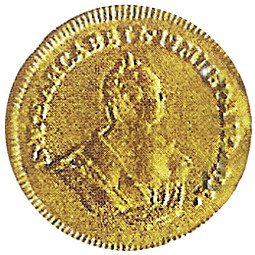 Монета Червонец 1743