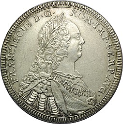 Монета 1/2 талера 1745-1765 (без даты) Регенсбург