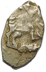 Монета Копейка Петр I Алексеевич 1709 АWФ Кадашевский двор
