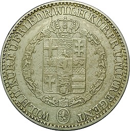 Монета 1 талер 1841 Гессен-Кассель