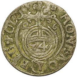 Монета Полторак 1626 Польша Речь Посполитая