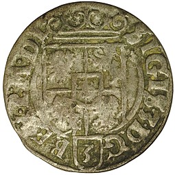 Монета Полторак 1626 Польша Речь Посполитая