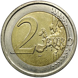 Монета 2 евро 2016 Сан-Марино