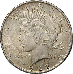 Монета 1 доллар 1922 США