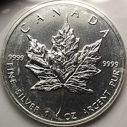 Монета 5 долларов 1994 Канада