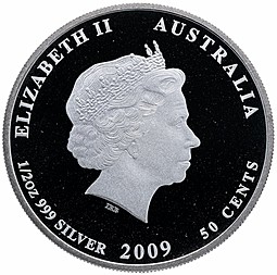 Монета 50 центов 2009 Морская жизнь Австралии - крылатка Австралия